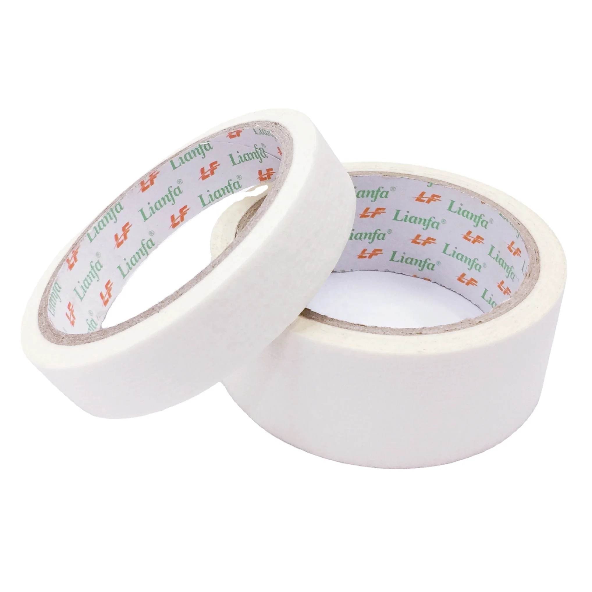 high quality white masking tape hot selling car painting crepe paper tape removable decoration adhesive tape