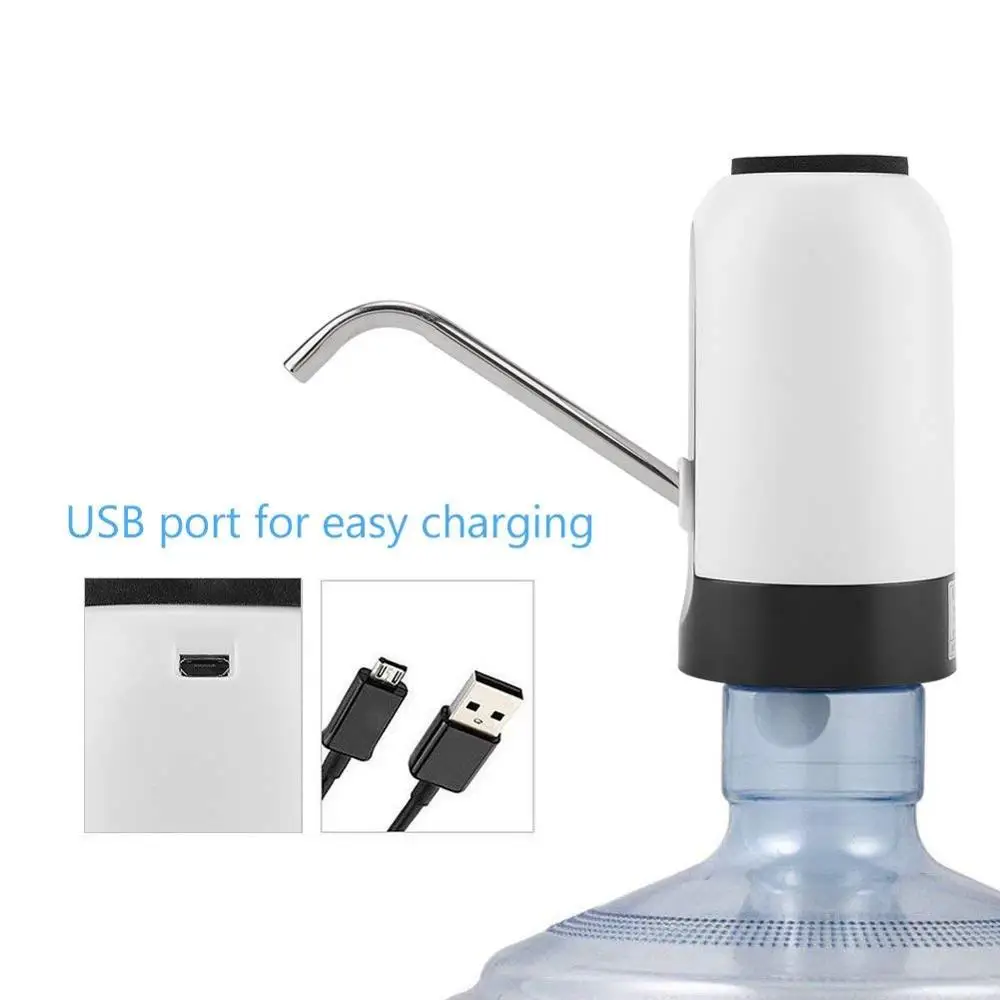 USB Rechargeable Automatic Electric Water Pump Dispenser Drinking Water Bottles