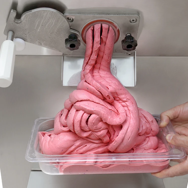 CE ETL dry and fresh fruit vertical gelato pasteurizing batch freezer/gelato batch freezer mesin/ice cream batch freezer