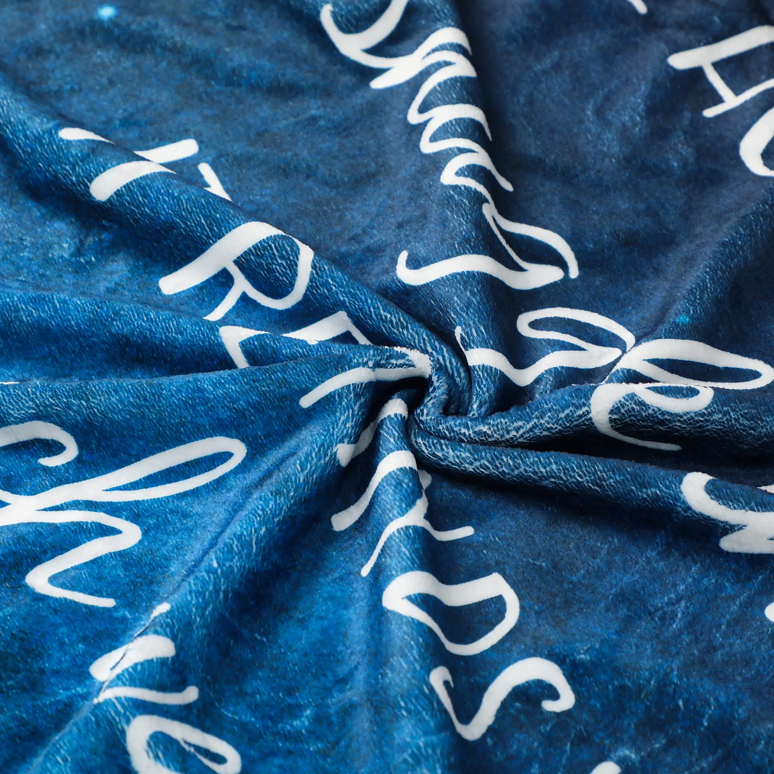 Gifts for Grandpa from Grandchildren Fathers Day Blanket Gift Healing Thoughts Sublimation Throw Blanket