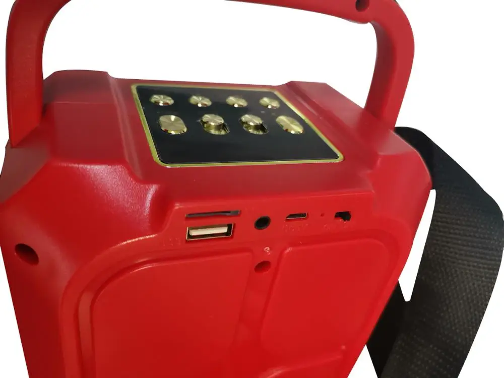 lightweight BT backpack speaker Support wireless USB and Micro SD (TF) card