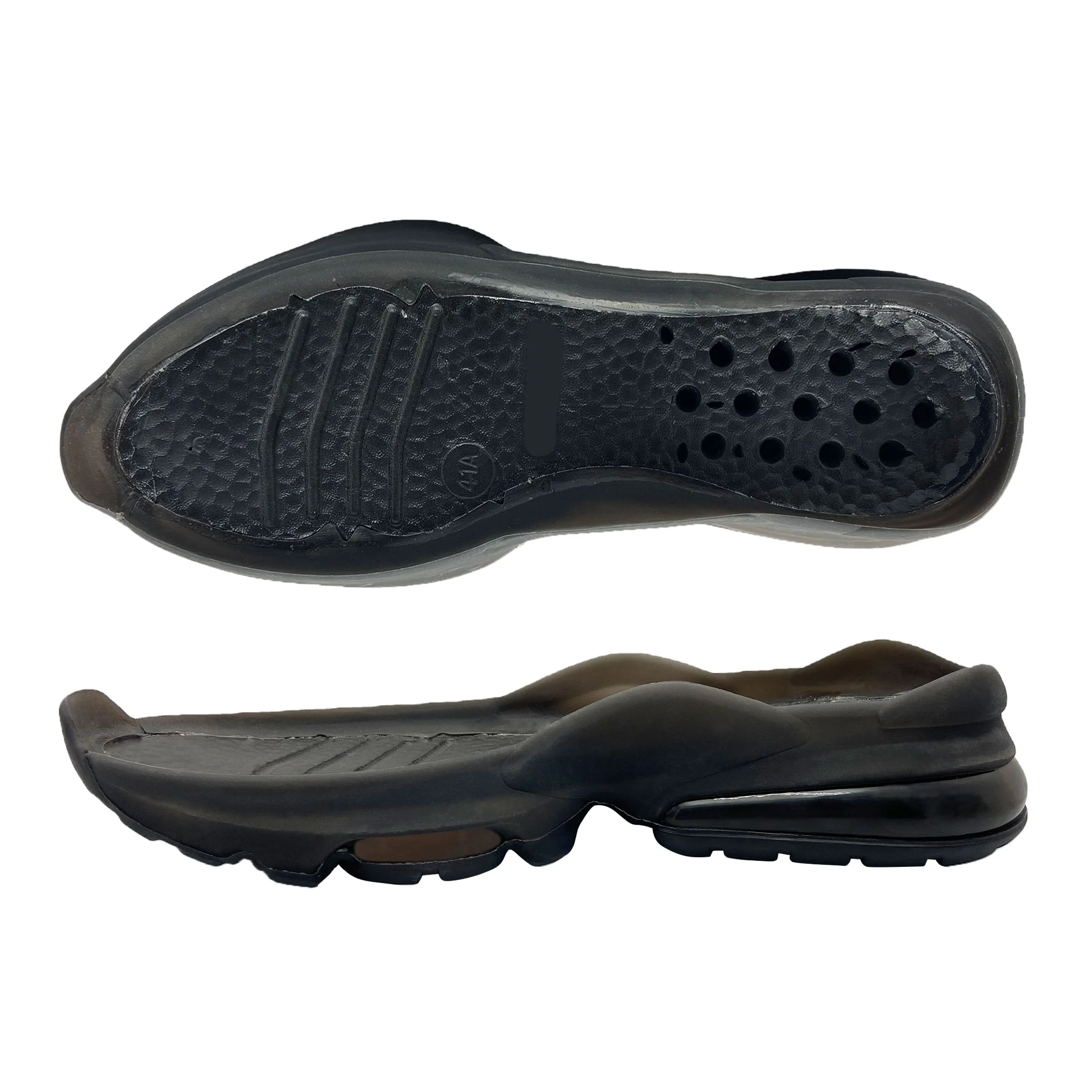 latest fashion ins trend Popcorn EVA outsole Transparent air cushion  color can be OEMized mid-sole