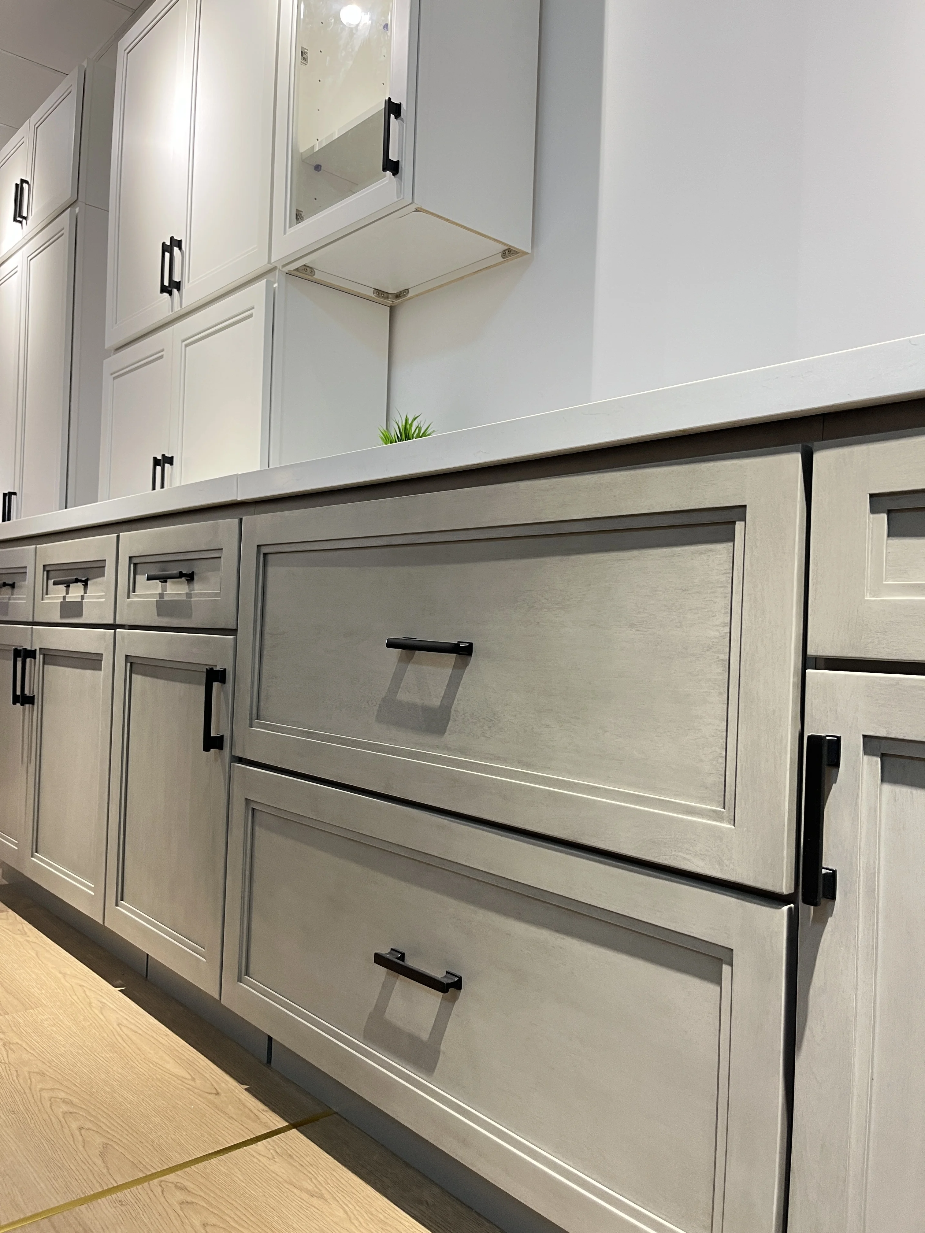 LIEN HOP Modern Design Ready To Assemble Wooden Cabinet Modular Kitchen Furniture Oak Base Kitchen Cabinet
