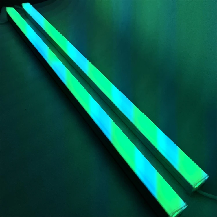 Наружное здание DC24V SPI ws2811 rgb светодиодная Пиксельная трубка программируемая Светодиодная бар свет 3D сценическое украшение для ночного клуба