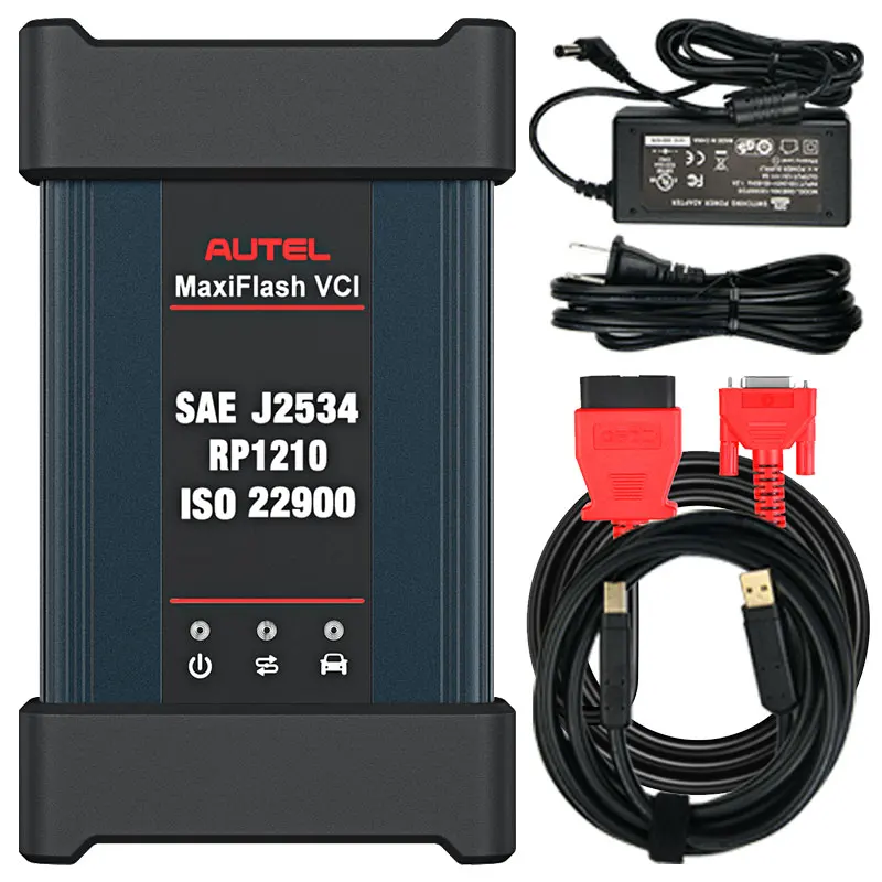 Autel Maxiflash VCI комплект Автомобильный сканер OBD2 для всех автомобилей J2534 инструмент диагностики автомобиля аксессуары Ultra lite MS919