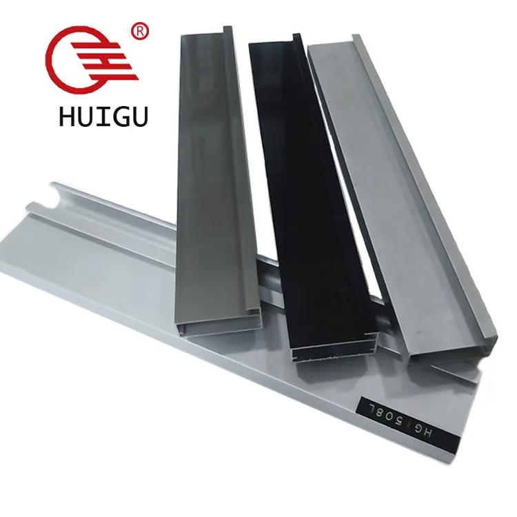Casement Window Aluminum Profile Factory Price Aluminum Frame Profile   Black Extrusion Aluminium Profile