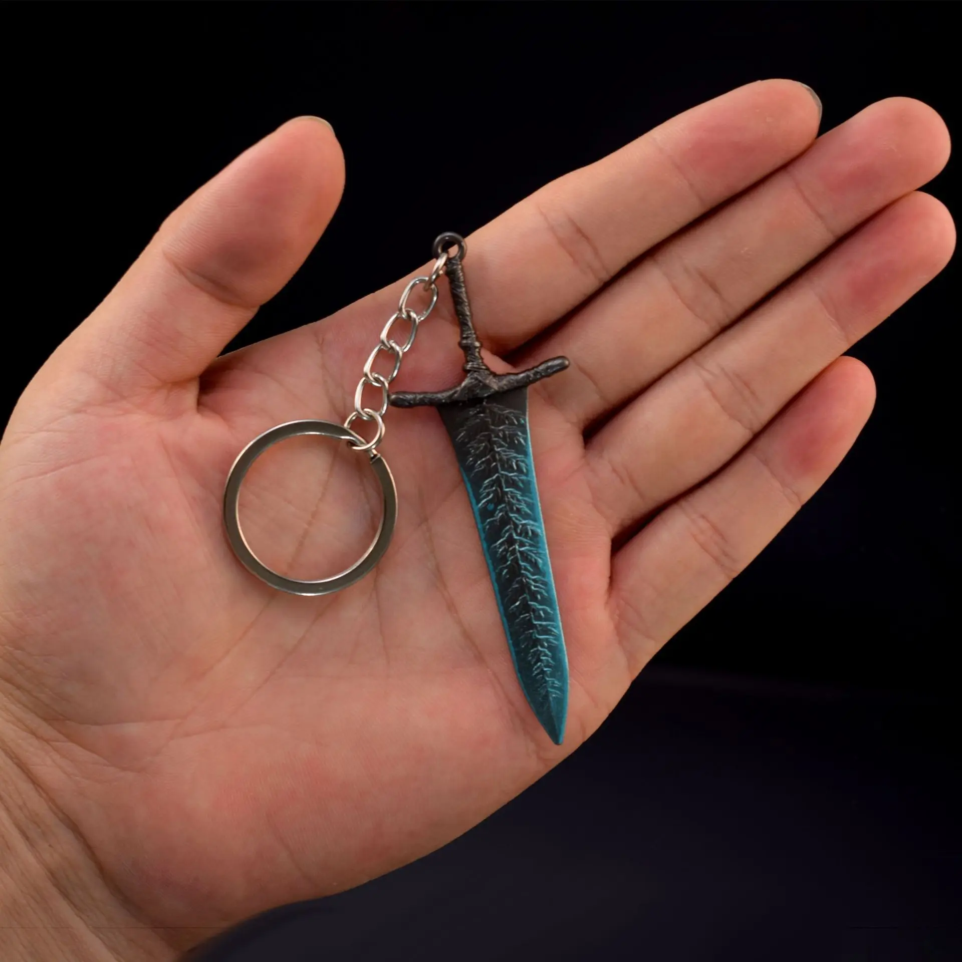 Wholesale Game Peripherals Elden Rings Metal Model Keychain 10 CM Mini Size Pendant Key Chain for Gifts