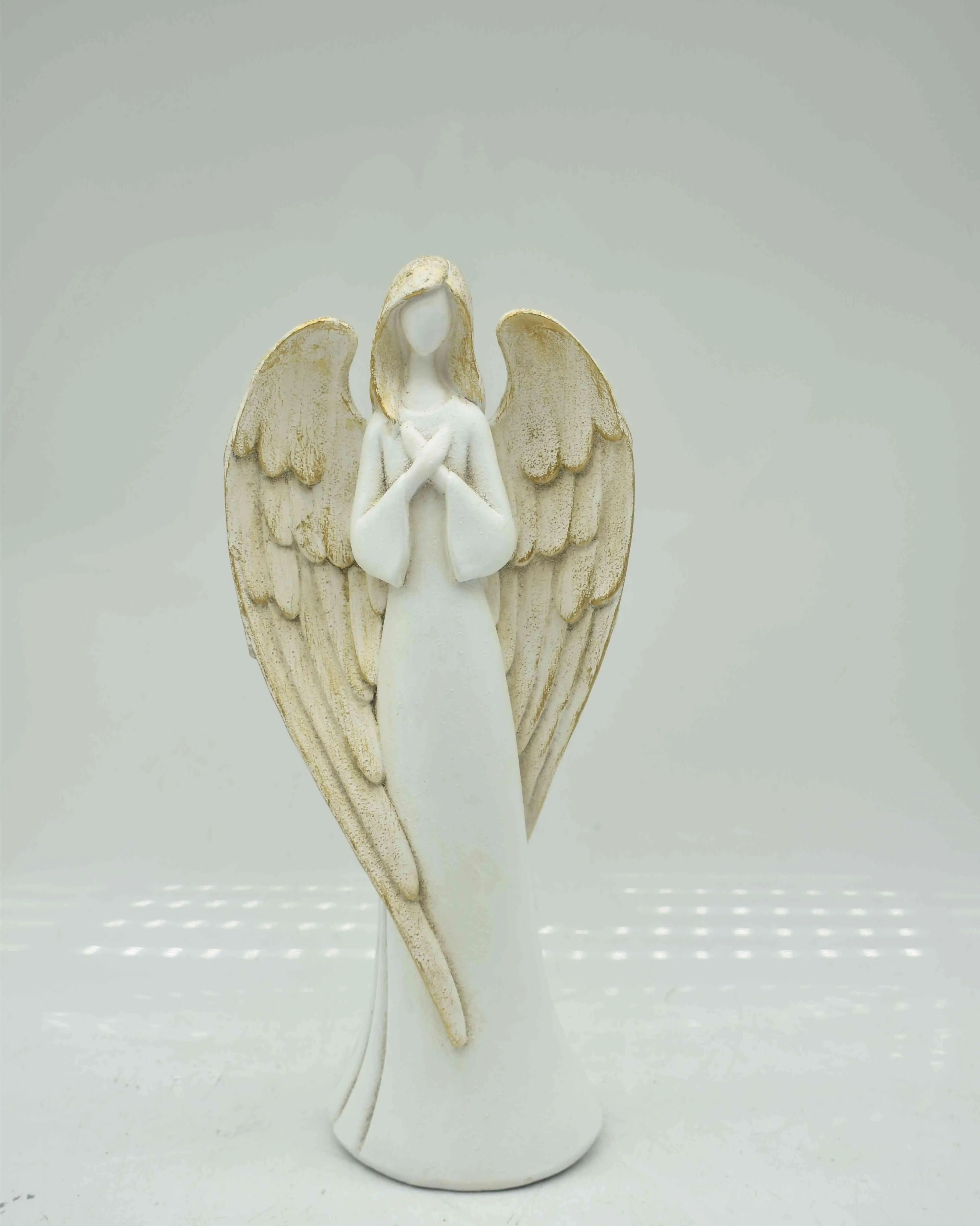 Creative Prayer Angel Art Home Desktop Ornaments Resin Decor Handmade Crafts Guardian Fairy Angels Statue Figurine