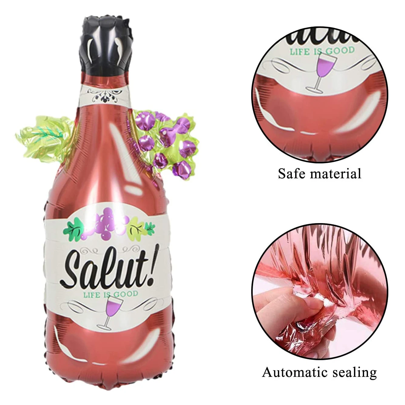 12 pieces of aluminum foil helium Mylar balloon champagne bottle goblet whiskey beer glass balloon variety of birthday wedding