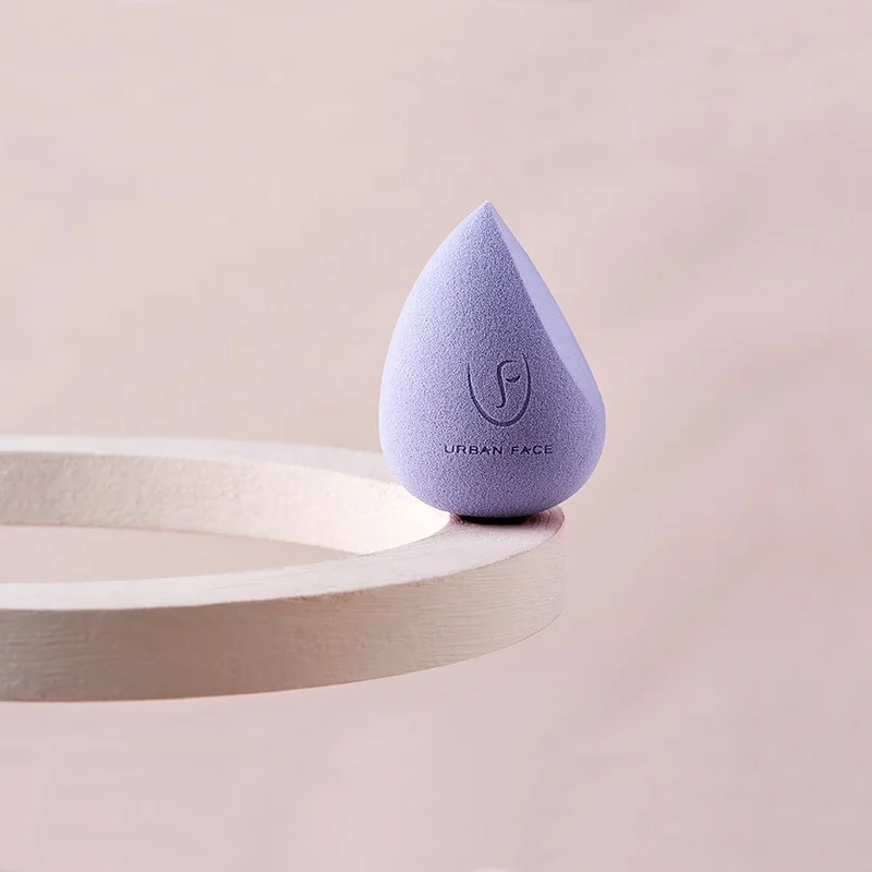 Factory Portable Low MOQ Beauty Egg Puff Latex Free Powder Foundation Blending Makeup Sponge
