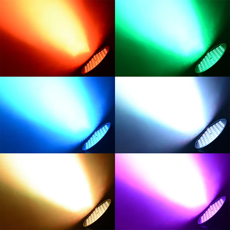 Большой ковш светодиодный сценический светильник 54*3 Вт RGB 3-в-1 профессиональное сценическое освещение для дня рождения свадьбы LPC017N