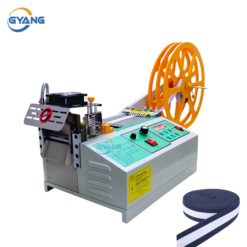 Polyester Webbing Strap Belt Automatic Elastic Ribbon Webbing Cutting Machine