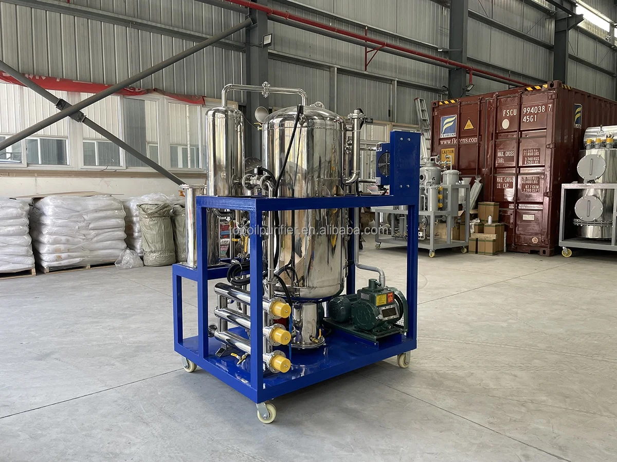 High Water Content Separator/Stainless Steel Waste Oil Water Purifier System Water Removal