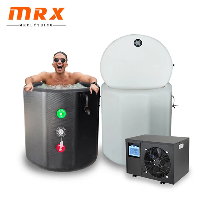 MRX cold plunge cryo therapy chamber room electric machine full body vertical cabine cryotherapy tub for 1 person cryotherapy