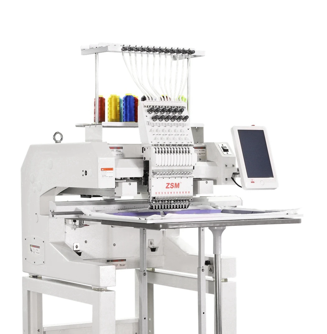 high quality hat flat embroidery machine computer embroidery sewing machine single head embroidery machine