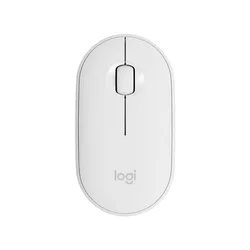 Logitech Pebble M350 Wireless Silent Mouse 1000DPI 3 Buttons Ergonomic Portable Mini Mouse Black/White/Pink