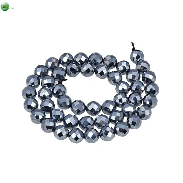  Stonetotal изготовление ювелирных изделий свободные бусины граненые из натурального камня terahertz для браслета ожерелья