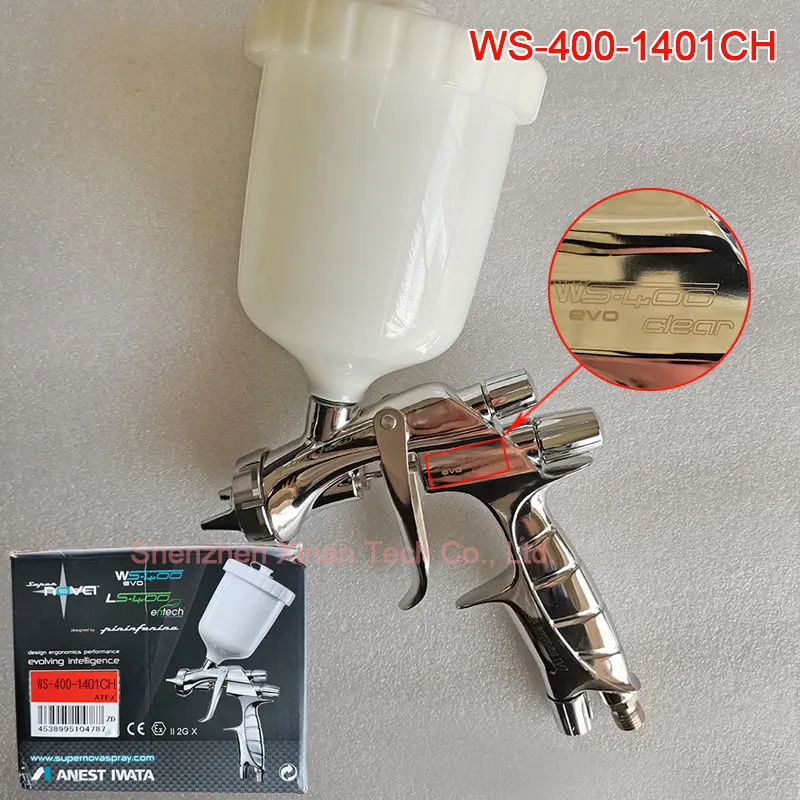 Оригинальный распылитель краски Iwata WS400 pistola de pintura automotiva Профессиональный WS-400 1 3 мм пистолет для окраски автомобиля