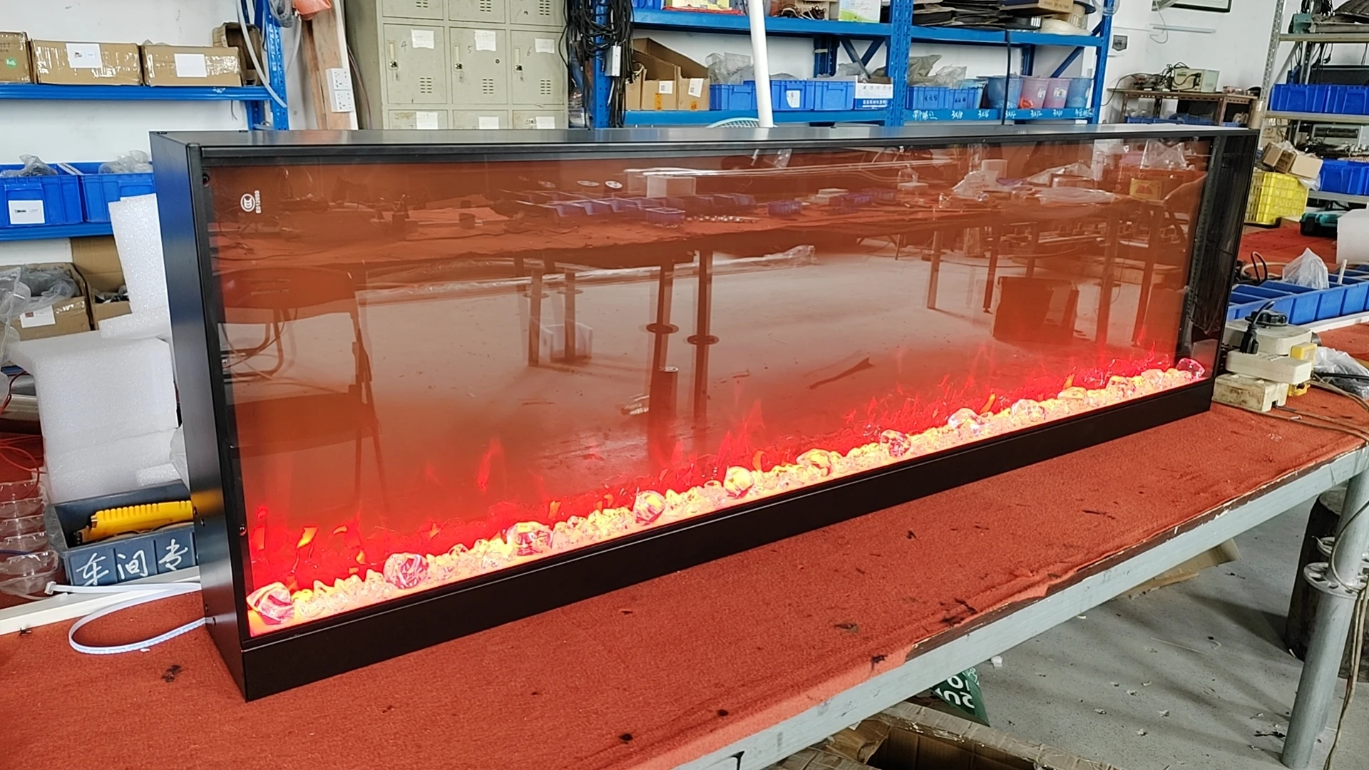 1930s can be customized ivory removable home simple TV cabinet fireplace decorative flame heating electric frieplace