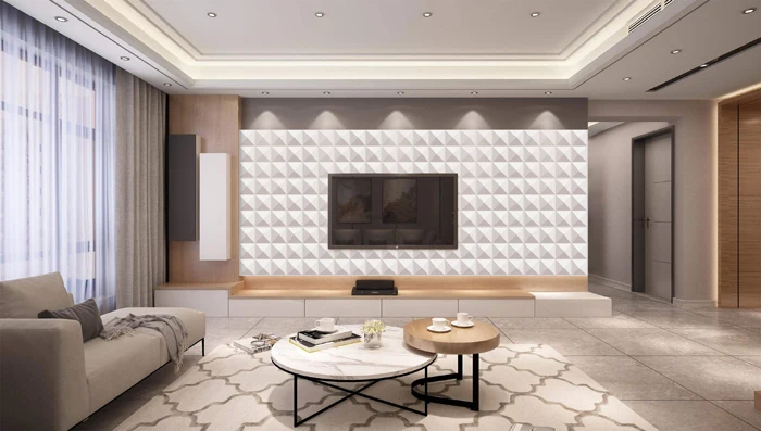 Внутреннее украшение для дома пластиковые настенные панели ванной комнаты настенная бумага 3d панель