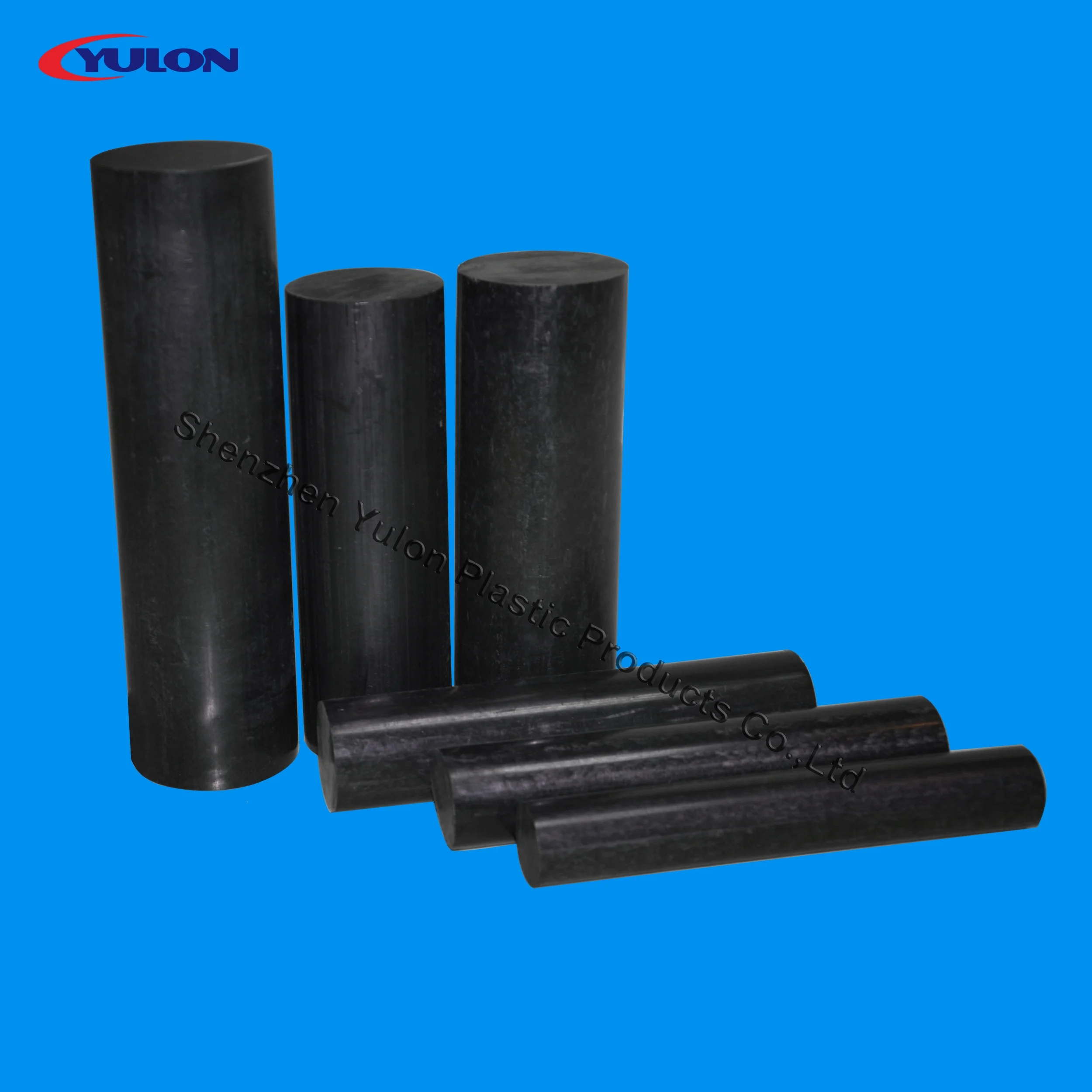 12mm Diameter black acetal round rod ESD rod pom-c