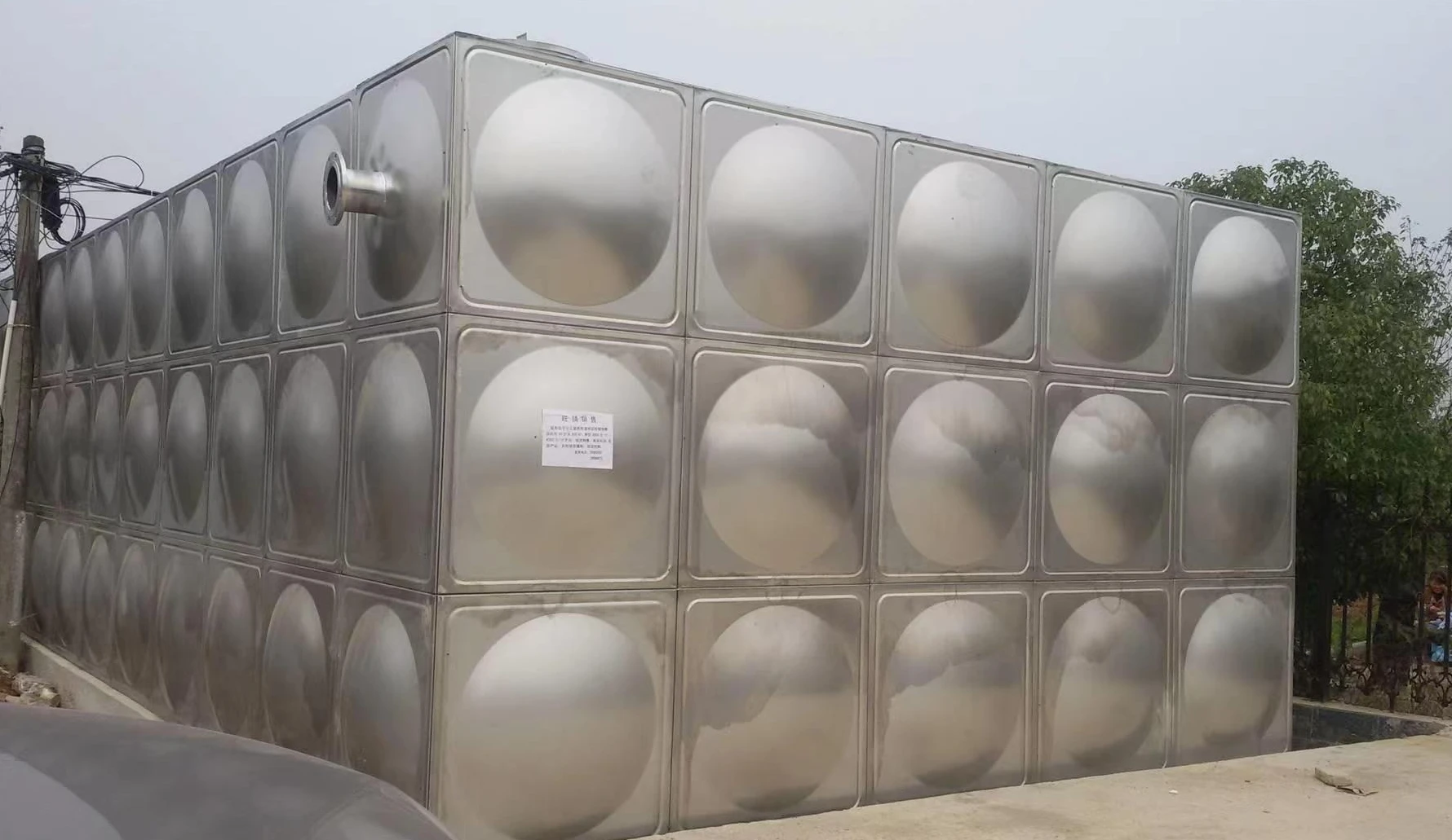 Flexible Panel Water Tank SS304 SS316 Food Grade Low Pricesolar Water Heater Stainless Steel Hot Water Tank Tank