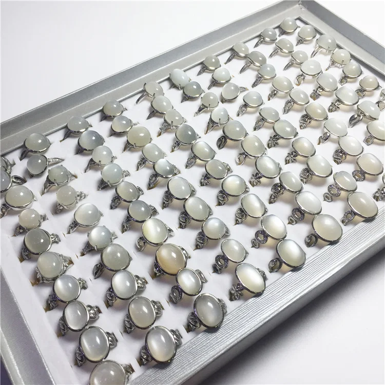 natural rainbow moonstone 925 sterling silver ring handmade India 925 sterling silver rainbow moonstone gemstone ring