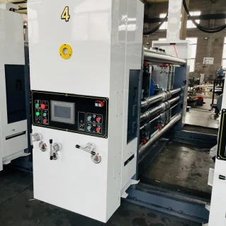 FFG High Speed Paperboard Making Corrugated Paperboard Printer Slotter Die-Cutter And Gluer Machine