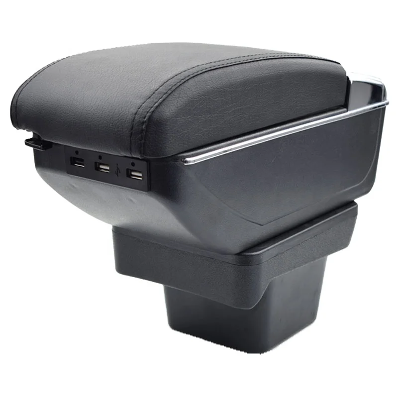 Подлокотник Vtear для VW Touran подлокотник с USB-зарядкой двухслойный центральный хранения подстаканник пепельница аксессуары 16-18