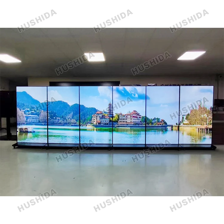 65 75 85 100 Inch Full Screen Lcd Advertising Players Indoor Digital Signage Display Floor Stand Interactive Kiosk Touch Screen