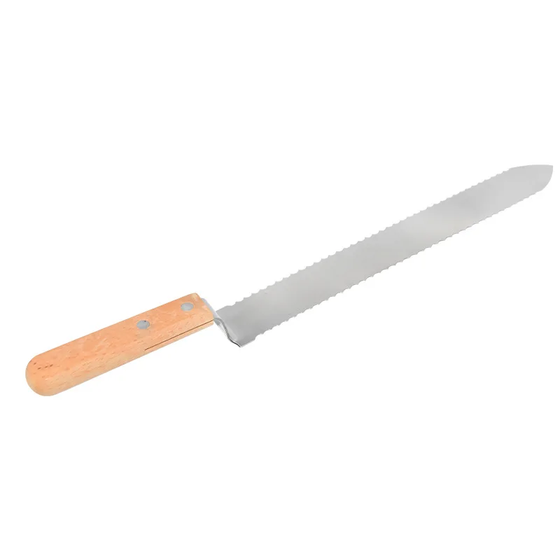 Honey Uncapping Knife Stainless Steel Serrated Beekeeping Knife for Harvesting Extracting Honey Equipment Bee Hive Tool