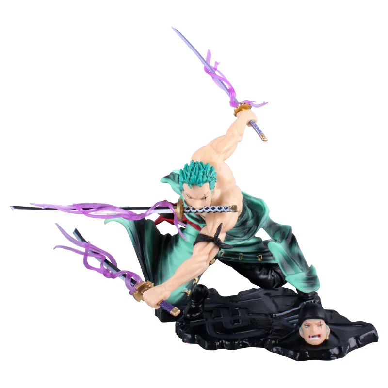 Аниме One Piece Roronoa Zoro Katana Косплей-модель ПВХ экшн-фигурка игрушка три меча три тысячи миров Zoro
