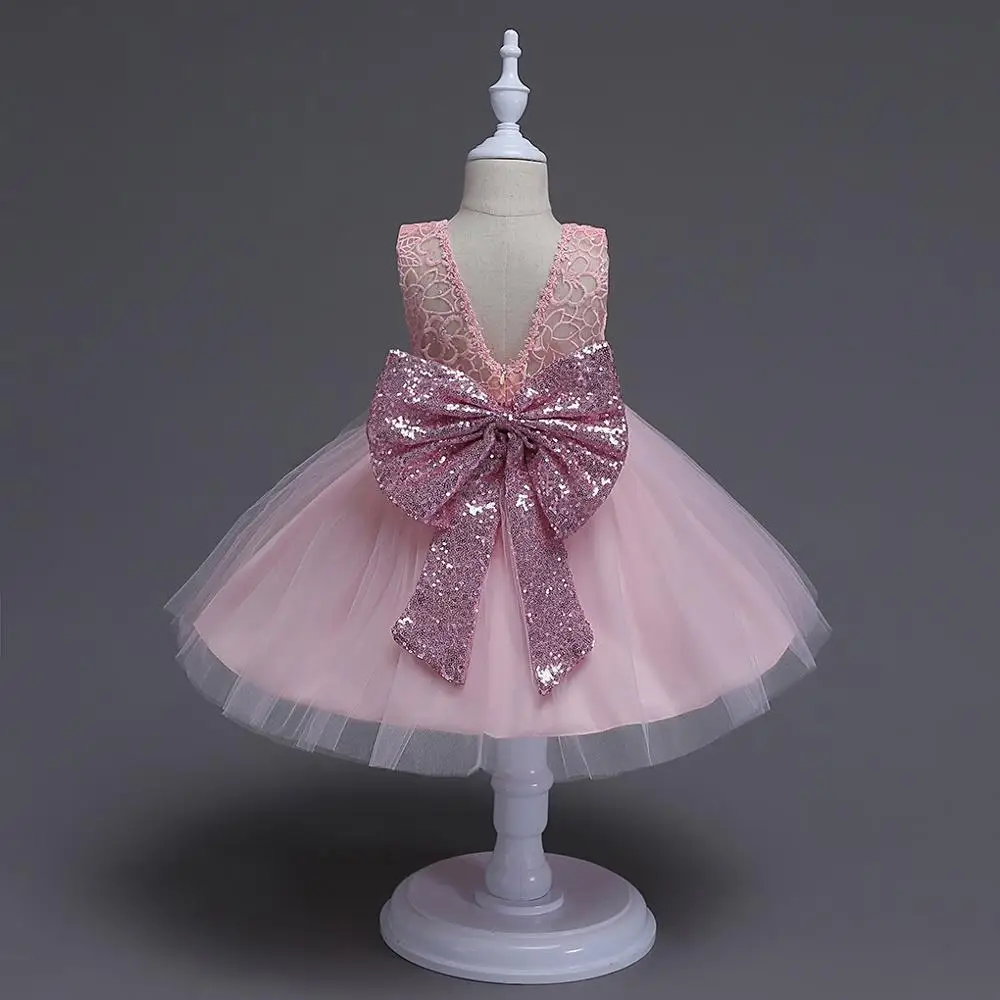 Summer Children Birthday Party Western Frock Design Lovely Baby Girl Tutu Dress High Quality White Tulle Dresses