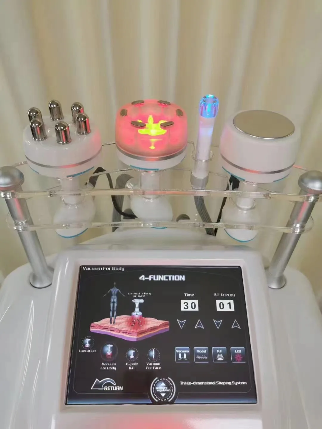 Popular Portable V10  40K cavi Six polar RF Slimming Body Shaping Machine