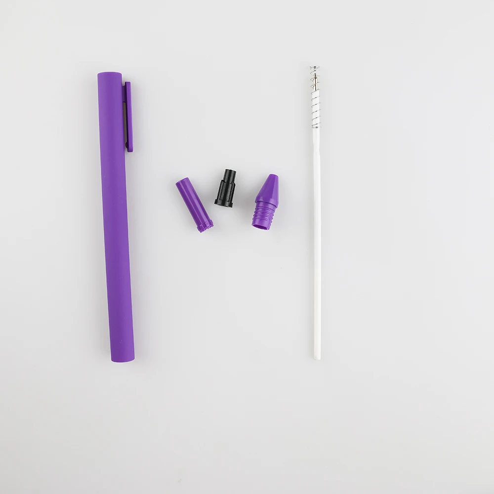 GemFully  Material Escolar New Design Promotional Custom Plastic Ball Pen Light Gel Pen for Student