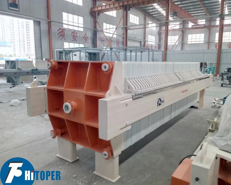 Factory Supply Water Filter Press Used in Feed Processing Plant Wastewater Treatment.
