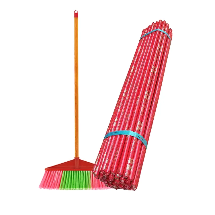 Factory Price Wholesale Price 120cm 97cmnatural Wooden Brooms And Handle Or Mop And Stick