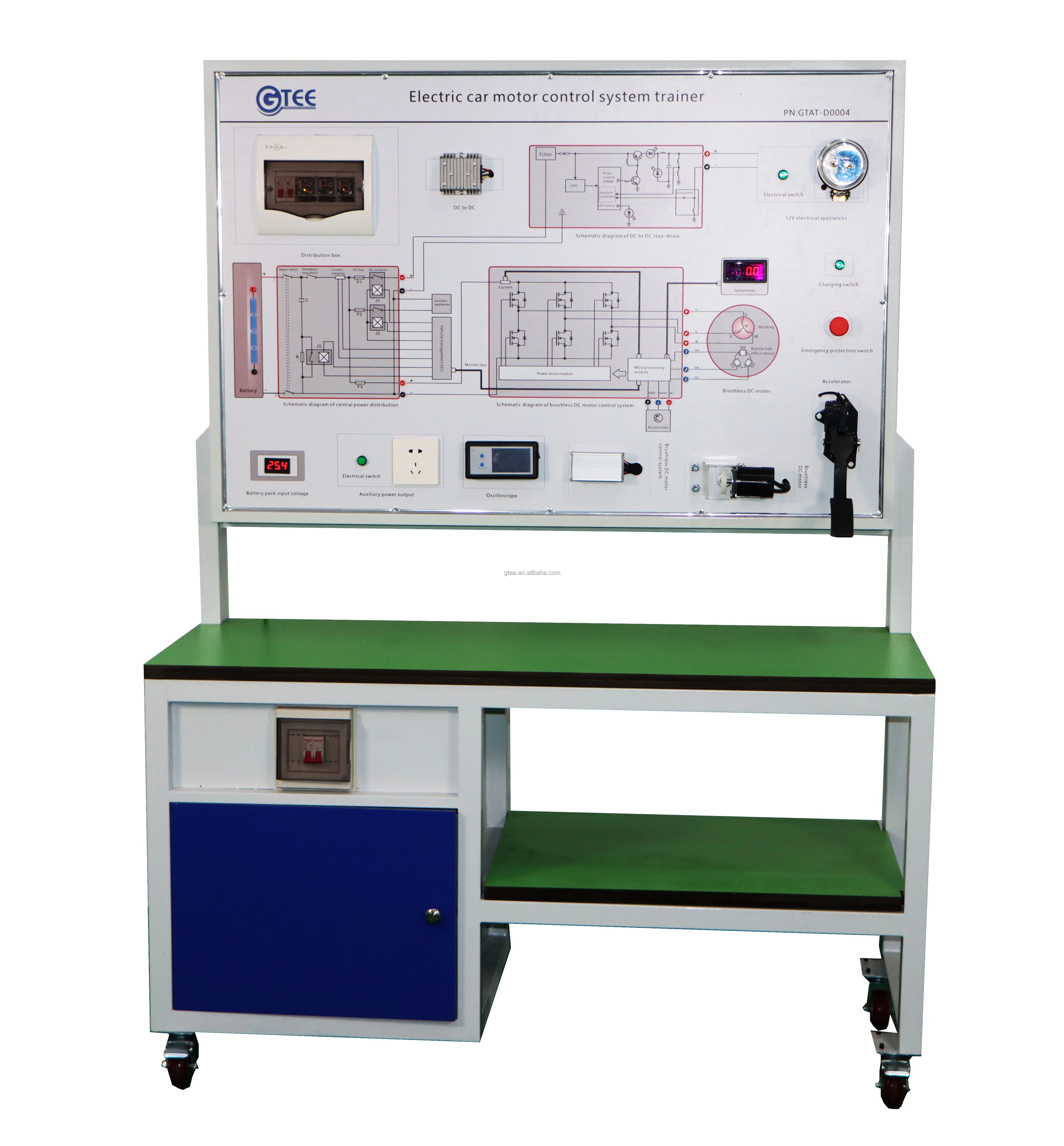 Vocational training equipment electronic trainer new energy training electric car motor control system teaching trainer