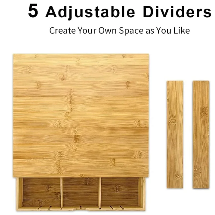 eco friendly bamboo material k cup holder storage drawer kcup k cup espresso coffee pod holder