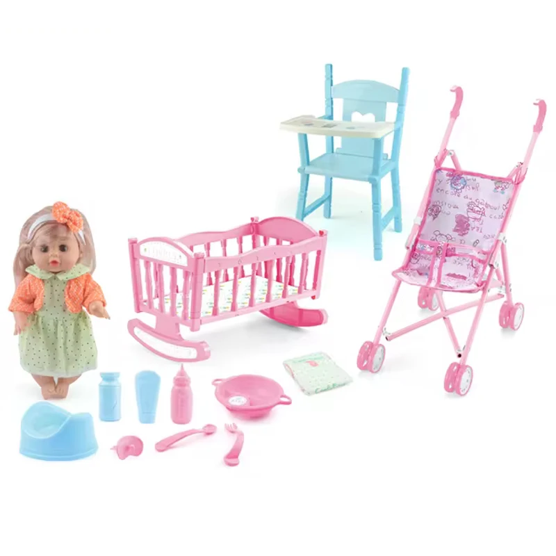 Игровой набор игрушки 11 дюймов I drink and девушки Reborn baby doll с 6 звуки IC