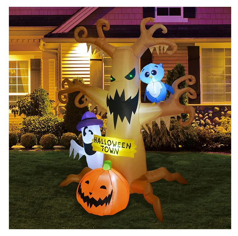 Custom 8 FT Halloween Pumpkin Inflatable Garden Decoration for Yard Vacation Holiday Party