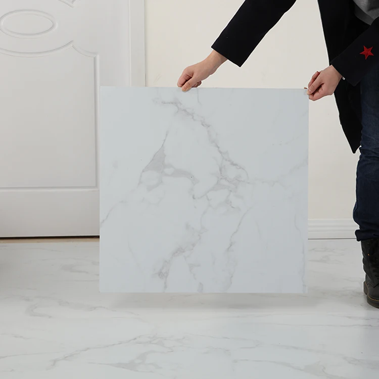 Flooring Vinyl Plank Hot Selling Factory Direct Marbled Bulk PVC Flooring Peel and Stick  Tiles for Floor