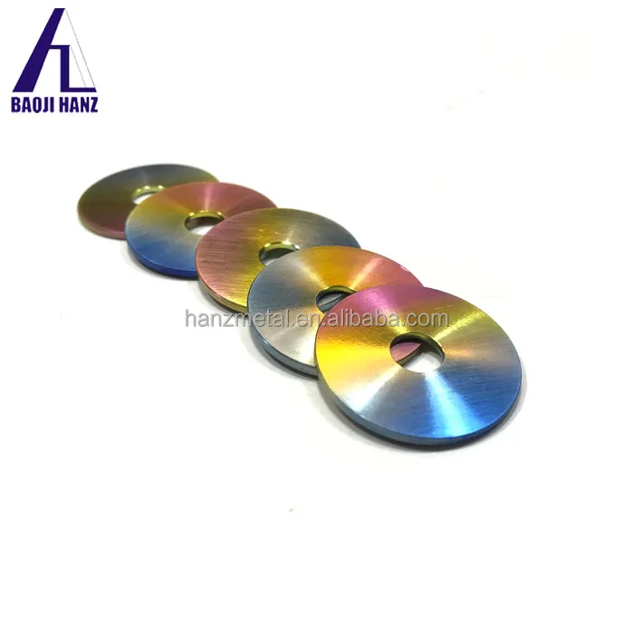 Wholesale High Quality Titanium M4 M5 M6 M8 M10 Washers Motorcycle Flat Washers Gasket Colored Flat Washers