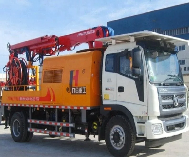 Hot sale 30m3/h JHGHP30/JHSTC30 mobile wet shotcrete machine Wet Spray Machine