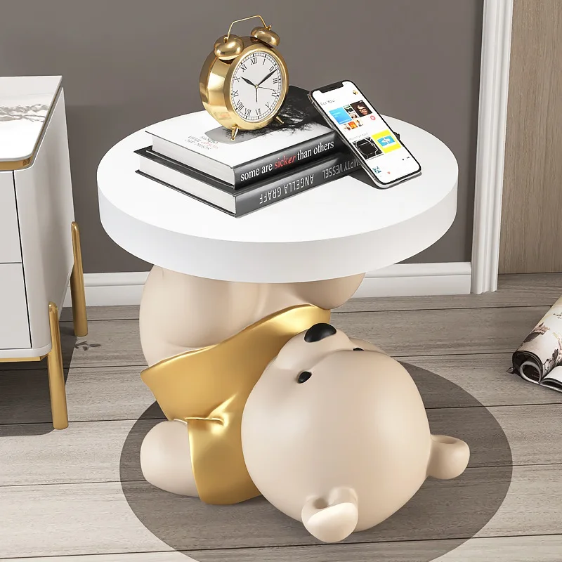 Hot Energy Bear Bedside Table Tray Items Floor Furnishings Home Accessories Tv Cabinet Next To Sofa Housewarming Gifts