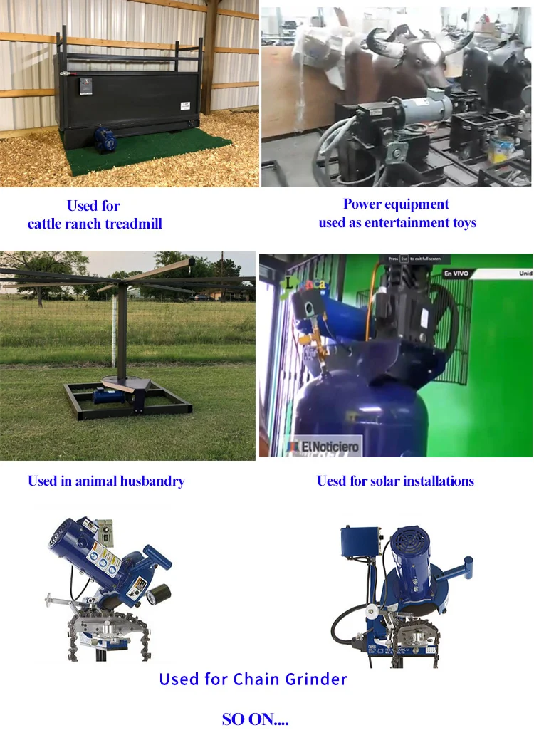 90V DC Motor 1/3HP 1750R High Quality Magnet DC Motor NEMA 56C