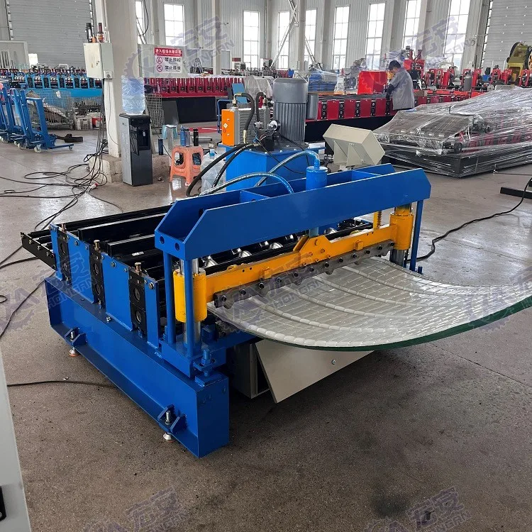 Steel Arch Bending Roof Curving Seam Roller Machining Machine