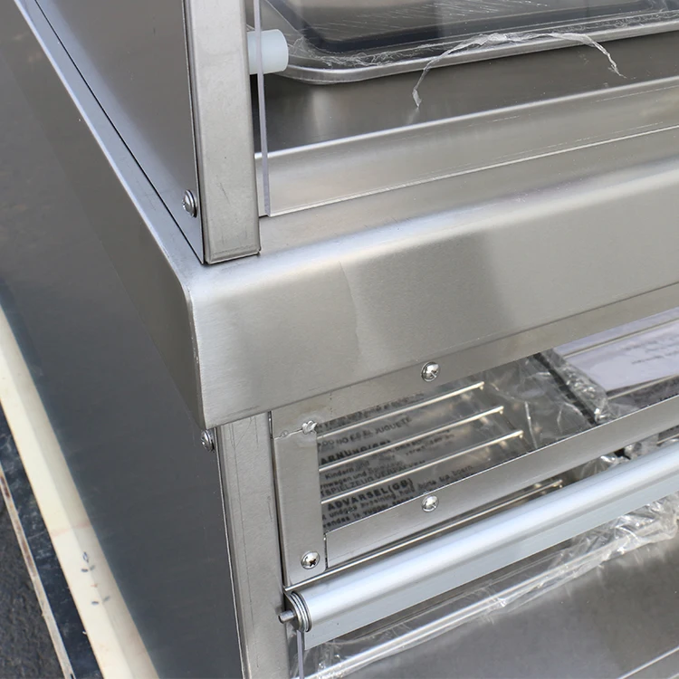 Commercial Food Warm with Glass Doors Thermal Insulation Dining Restaurant Kitchen Equipment