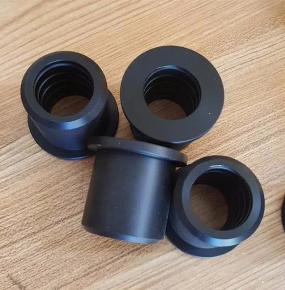 custom made flanged nylon pom plastic washer pp plastic bearing bushing