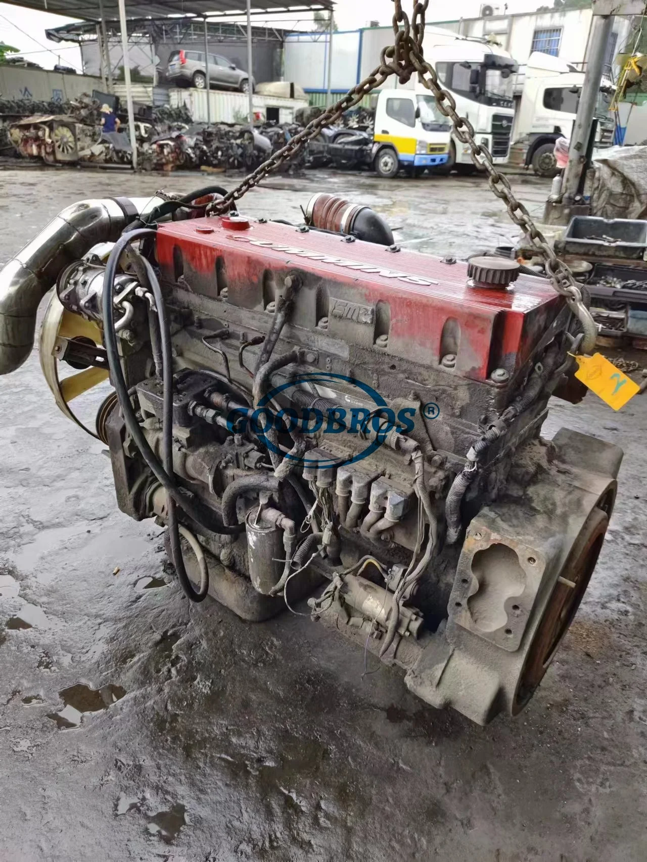 Genuine M11 ISM385 ISM 385Hp Diesel Used Engine Complete With Harness Truck Parts Accessories